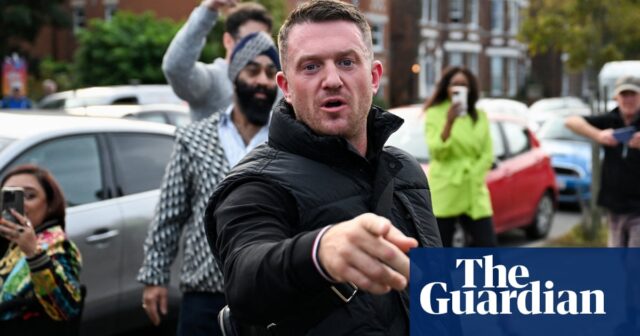 Tommy Robinson wurde zu 18 Monaten Haft verurteilt, nachdem er zugegeben hatte, das Gericht missachtet zu haben

