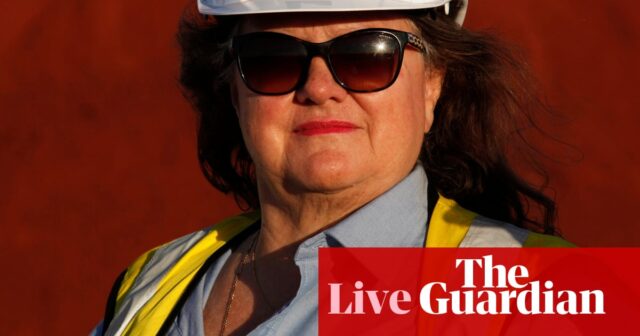 Live-Nachrichten aus Australien: Hancock Prospecting von Gina Rinehart meldet Gewinn von 5,6 Milliarden US-Dollar; Sally Sara ersetzt Patricia Karvelas an RN-Morgens

