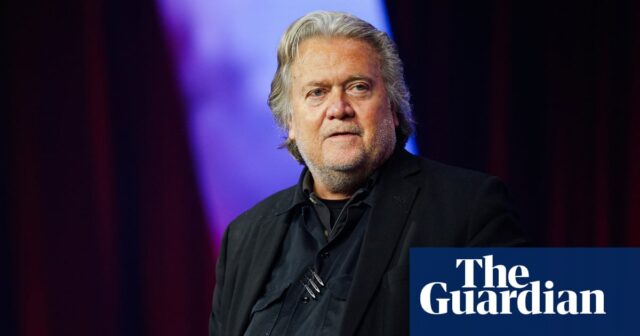 Steve Bannon verbreitet Stunden nach seiner Entlassung aus dem Gefängnis im Podcast Verschwörungstheorien zur US-Wahl

