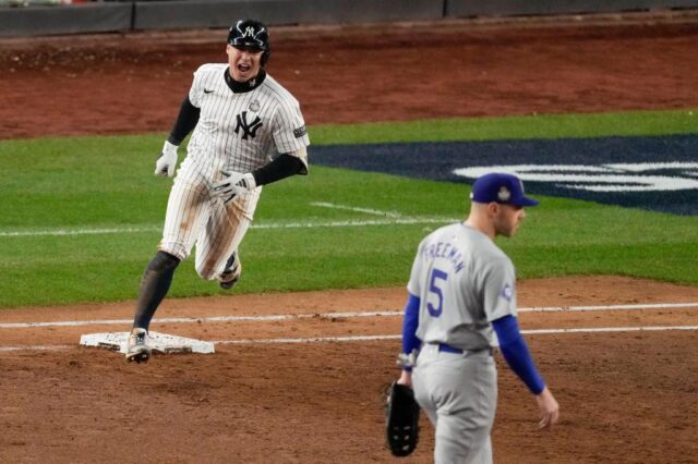 Volpe-Slam löst Comeback nach Freemans Homerun aus, die Amis schlagen die Dodgers mit 11:4 und erzwingen World Series-Spiel 5

