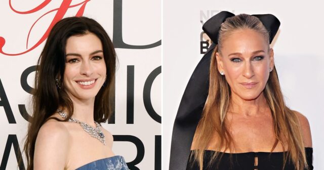 Anne Hathaway sprang bei den CFDA Awards 2023 für Sarah Jessica Parker ein

