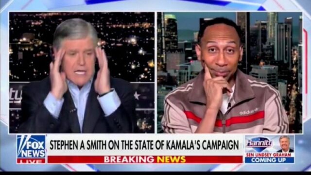 Das Internet liebte Stephen A. Smith, der Sean Hannity in seiner Fox News-Show zerstörte

