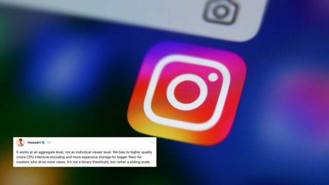 Instagram verrät, warum manche Videos von schlechterer Qualität sind als andere

