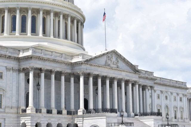 The US White House in Washington DC.