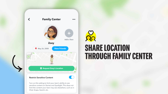 Mit Snapchat können Eltern ihre Kinder über das Family Center verfolgen

