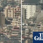 Gebäude stürzt in Beirut ein, als Israel neue Angriffe in der ganzen Stadt startet – Video