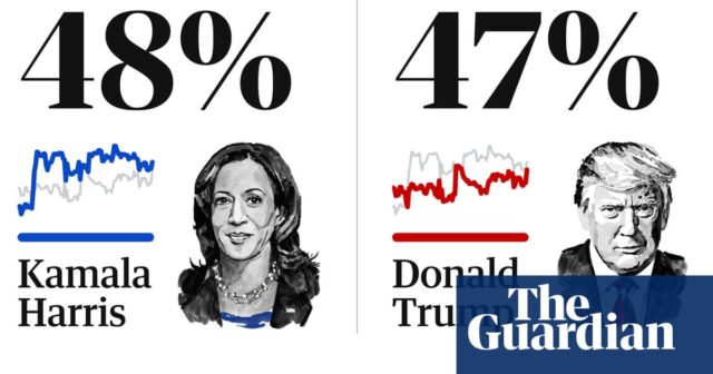 Tracker für US-Präsidentschaftsumfragen 2024: Aktueller nationaler Durchschnitt von Trump vs. Harris

