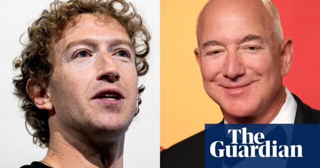 Jeff Bezos, Mark Zuckerberg und andere Wirtschaftsführer gratulieren Trump

