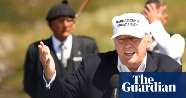 „Amerika ist verrückt geworden“: Unglaube in Ayrshire, Schottland, in der Nähe von Trumps Golfplatz

