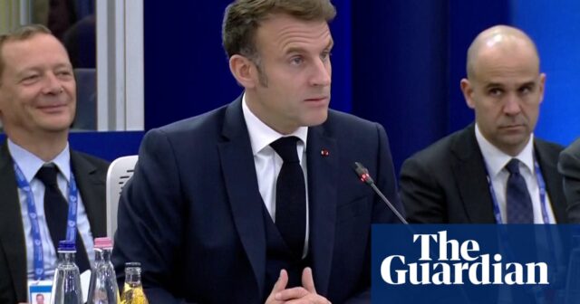 Macron vergleicht Europa mit einem Pflanzenfresser und fordert, dass Europa „die Kontrolle zurückerlangt“ – Video

