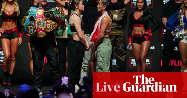 Rückkampf zwischen Katie Taylor und Amanda Serrano, gefolgt von Jake Paul und Mike Tyson – live

