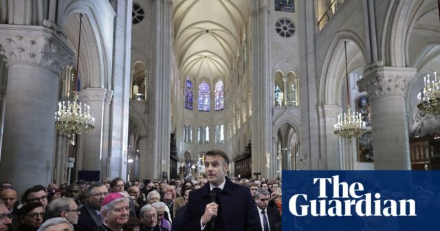 Macron besucht die neu restaurierte Kathedrale Notre-Dame in Paris – Video

