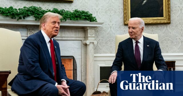 Trump trifft sich mit Biden und verspricht eine „möglichst reibungslose“ Machtübergabe

