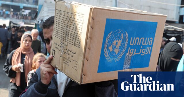 Israel informiert die UN offiziell über seine Absicht, alle Verbindungen zur Hilfsorganisation UNRWA abzubrechen

