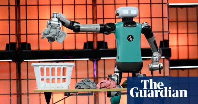 „Eine Weggabelung“: Wäschesortierroboter weckt KI-Hoffnungen und Ängste bei Europas größtem Tech-Event

