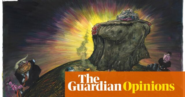 Martin Rowson über Russlands Hyperschallraketenangriff auf die Ukraine – Cartoon

