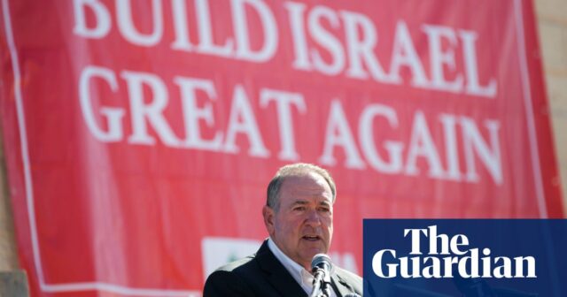 Trump wählt den Hardliner Mike Huckabee zum US-Botschafter in Israel

