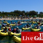 Live-Nachrichten aus Australien: „Protestival“ beginnt im Hafen von Newcastle; Tausende protestieren gegen häusliche Gewalt