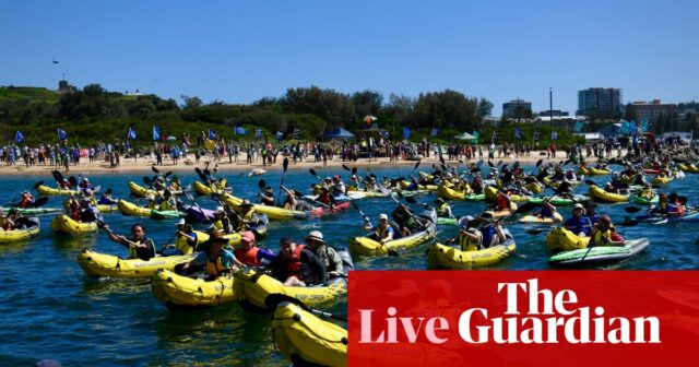 Live-Nachrichten aus Australien: „Protestival“ beginnt im Hafen von Newcastle; Tausende protestieren gegen häusliche Gewalt

