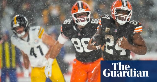 Chubbs Last-Minute-Ergebnis bringt die Browns in Aufruhr und verärgert die Steelers im Schneesturm

