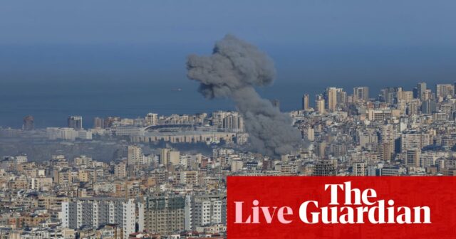 Krise im Nahen Osten live: Sanitäter sollen bei israelischem Angriff auf den Libanon getötet worden sein, als IDF die Evakuierung eines Vororts von Beirut anordnet

