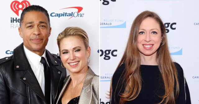 Chelsea Clinton wusste nicht, dass Amy Robach und TJ Holmes von „GMA“ gefeuert wurden

