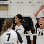 Erzbischof Mitty begrüßt Rocklin und den ehemaligen Trainer Bret Almazan-Cezar mit einem Sweep im Volleyball-Halbfinale der NorCal Open