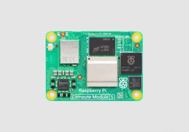 Raspberry Pi bringt Compute Module 5 für eingebettete Anwendungen auf den Markt

