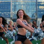 Die Cheerleader der Dallas Cowboys machen an einem durchschnittlichen Spieltag 24.000 Schritte