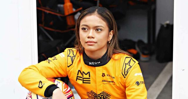 Die 19-jährige Bianca Bustamante aus der Formel 1 spricht über die Überwindung von Barrieren für Frauen im Motorsport

