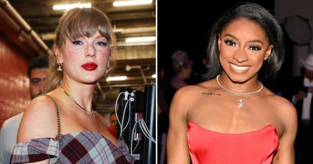 Fazit-Gründer hoffen, dass Simone Biles nach Taylor Swift glitzernde Sommersprossen trägt

