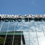 A logo on the Bending Spoons heaquarters in the Porta Nuova district of Milan, Italy, on Monday April. 29, 2024.