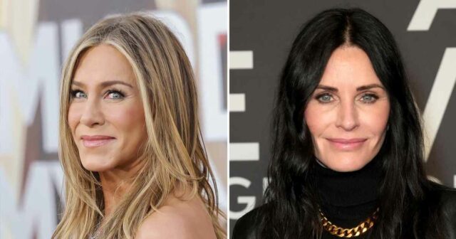 Jennifer Aniston teilt süße Friendsgiving-Fotos mit Courteney Cox

