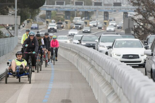 Marin-Aufseher unterstützen das Radwegexperiment Richmond-San Rafael Bridge

