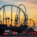 Staatliche Inspektoren untersuchen eine Fehlfunktion des Knott-Fahrgeschäfts auf der Berry Farm, bei der 22 Menschen festsaßen