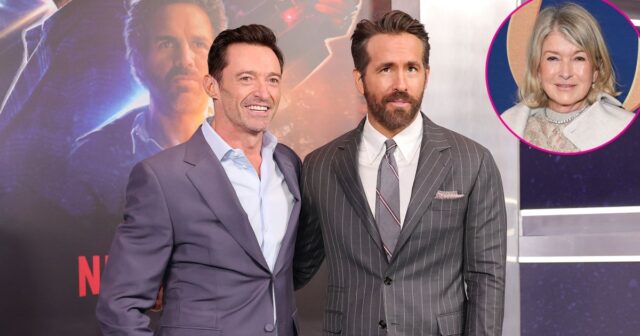 Hugh Jackman reagiert, nachdem Martha Stewart behauptet, Ryan Reynolds sei nicht lustig

