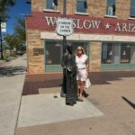 Ich wünschte, du wärst hier: an einer Straßenecke in Winslow, Arizona