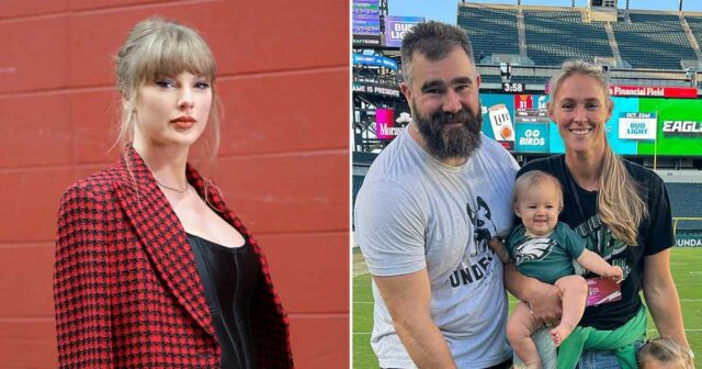 Taylor Swift feiert auf subtile Weise die Schwangerschaftsnachrichten von Jason und Kylie Kelce

