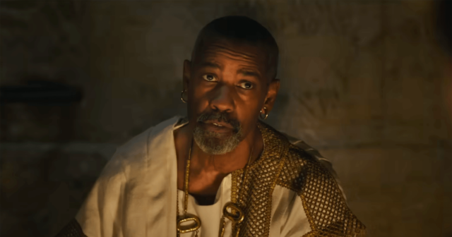 Erklärt Denzel Washingtons Drama mit diesem „Gladiator II“-Kuss

