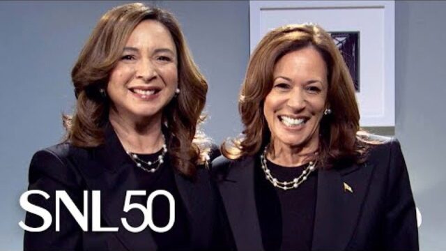 Kamala Harris stellt in einem schockierten SNL-Cameo-Auftritt eine Frage

