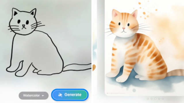 Ich habe versucht, mir mit dem Sketch to Image AI-Tool von Samsung Brüste anzeigen zu lassen

