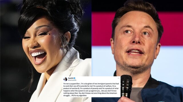 Cardi B schließt Elon Musk auf X unverblümt aus, nachdem er sie eine „Puppe“ genannt hat.

