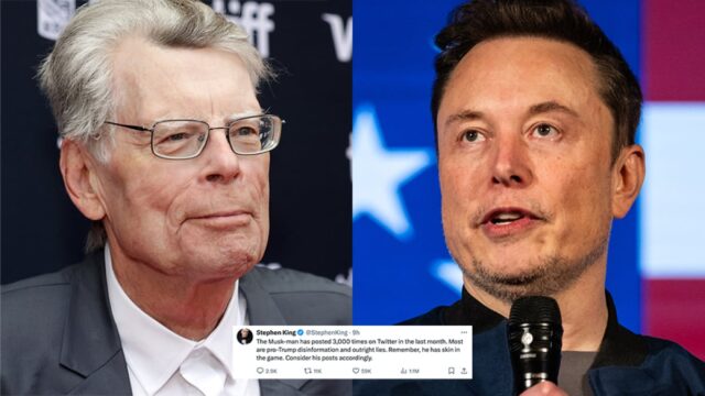 Stephen King kritisiert Elon Musks „Pro-Trump-Desinformation“ über X

