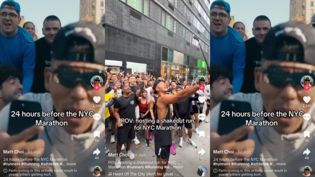 Ein Influencer wurde vom NYC-Marathon disqualifiziert, weil er ein Filmteam zur Strecke mitgebracht hatte

