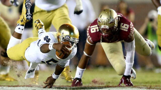 So schauen Sie Fußball zwischen Florida State und Notre Dame ohne Kabel

