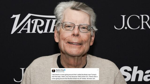 Stephen King reagiert auf das Gerücht, dass Elon Musk ihn von X geworfen hat

