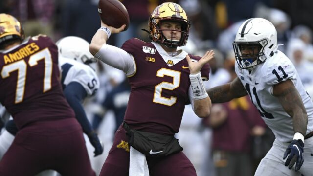 So schauen Sie sich Penn State vs. Minnesota Football ohne Kabel an

