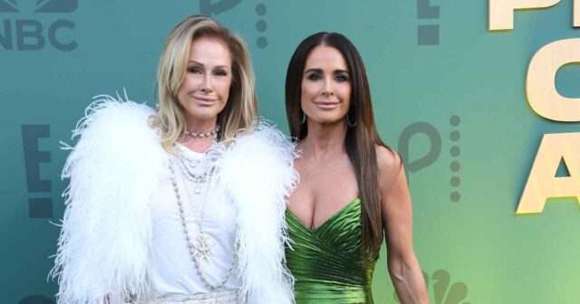 Kyle Richards lässt sich beim Dating „sich Zeit“, sagt Kathy Hilton

