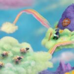 Feltopia ist ein Side-Scrolling-Shoot-Em-Up, animiert in Filz