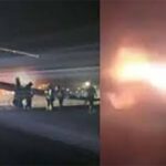 Ein Passagierflugzeug der Air Canada fing bei der Landung Feuer